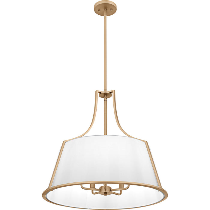 Quoizel QP6802BGD Five Light Pendant, Bronze Gold