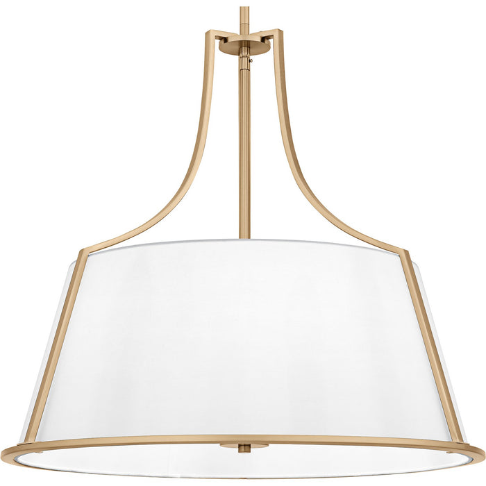Quoizel QP6802BGD Five Light Pendant, Bronze Gold