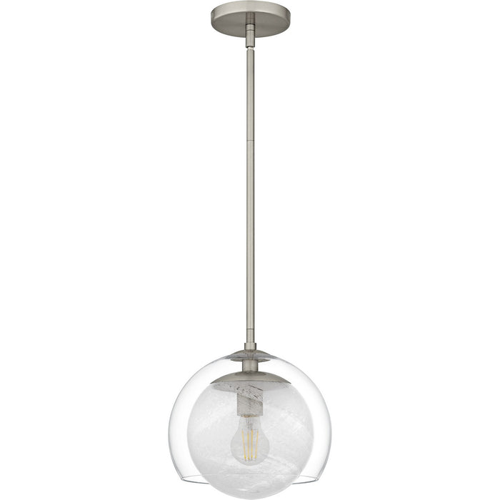Quoizel QPP6774BN One Light Mini Pendant, Brushed Nickel