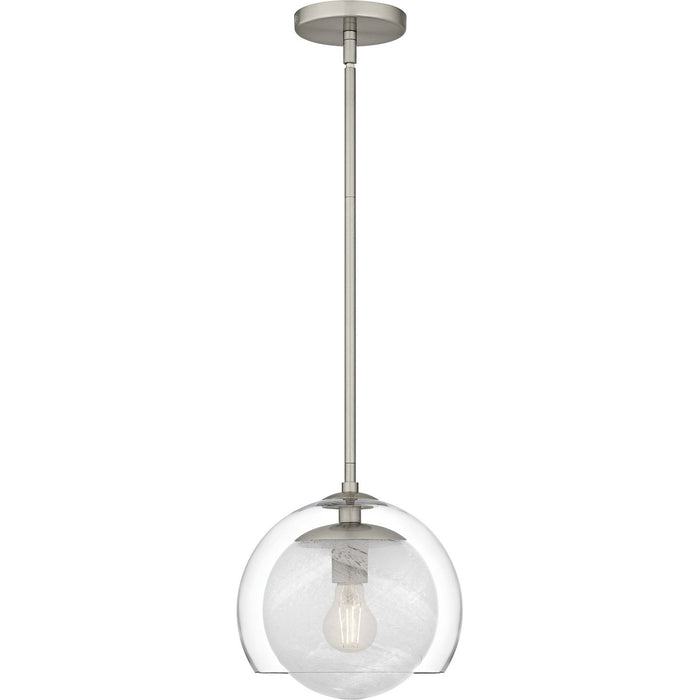 Quoizel QPP6774BN One Light Mini Pendant, Brushed Nickel
