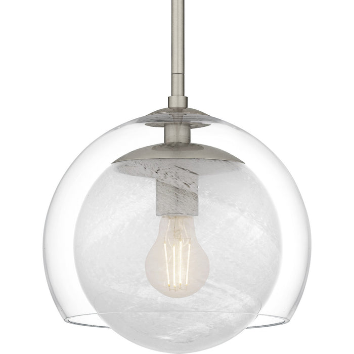 Quoizel QPP6774BN One Light Mini Pendant, Brushed Nickel