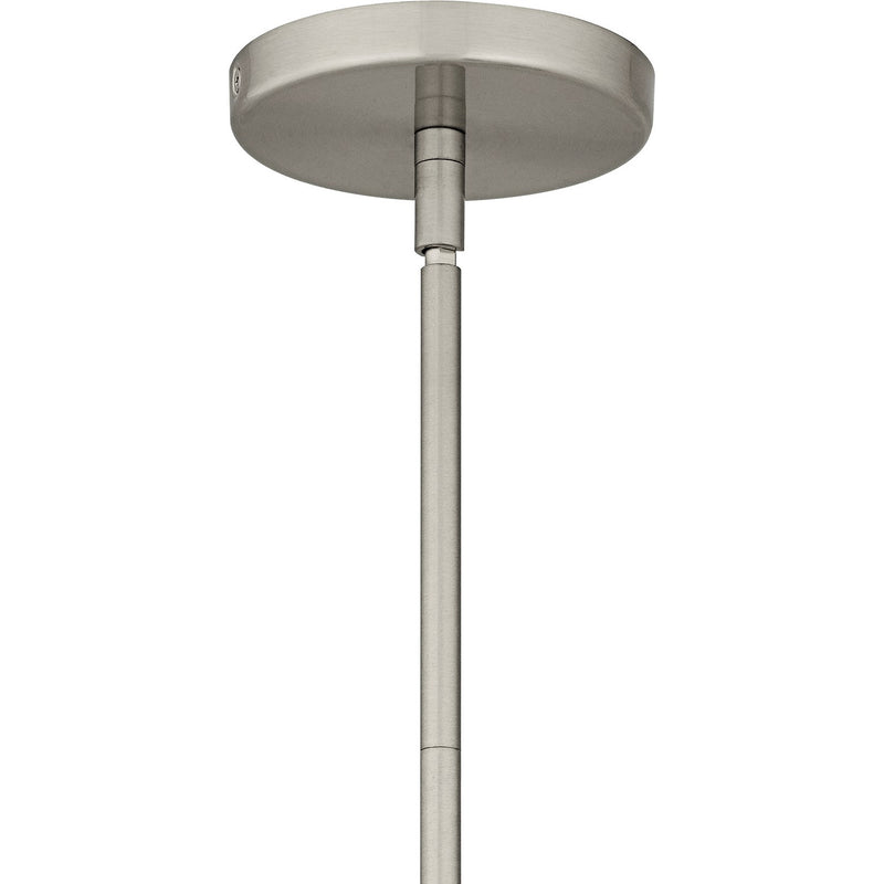 Quoizel QPP6774BN One Light Mini Pendant, Brushed Nickel
