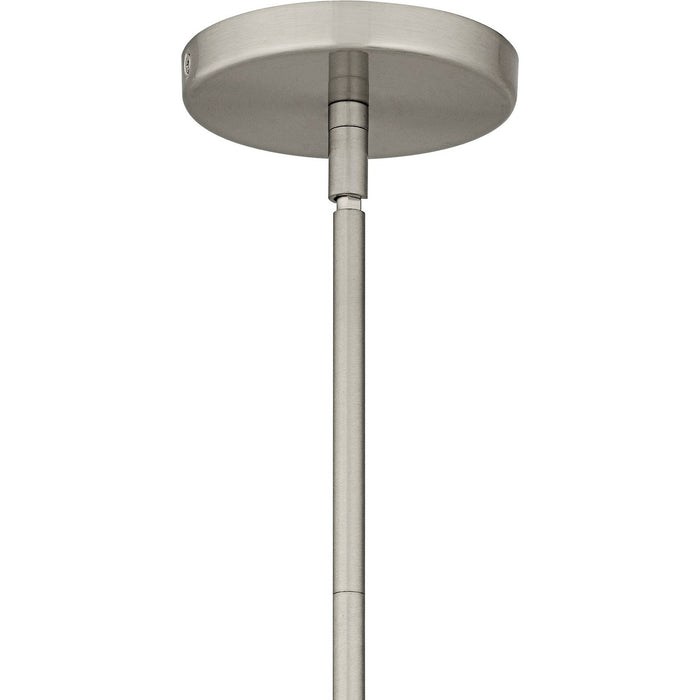 Quoizel QPP6774BN One Light Mini Pendant, Brushed Nickel