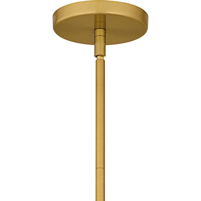 Quoizel QPP6774BRG One Light Mini Pendant, Brushed Gold