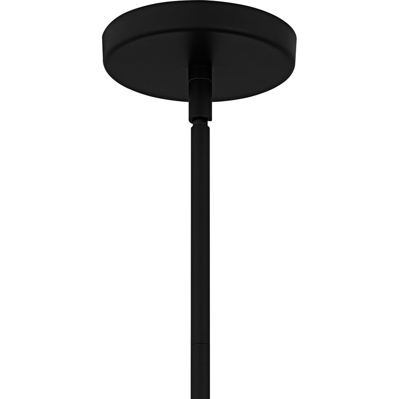 Quoizel QPP6774MBK One Light Mini Pendant, Matte Black