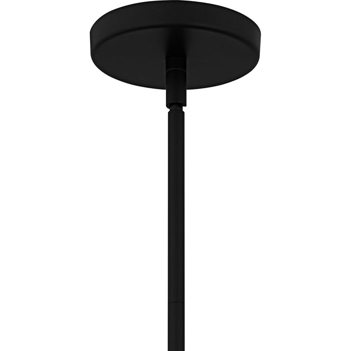 Quoizel QPP6774MBK One Light Mini Pendant, Matte Black