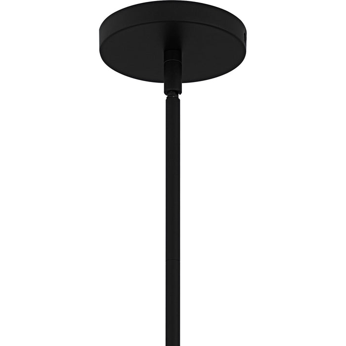 Quoizel QPP6782MBK One Light Mini Pendant, Matte Black