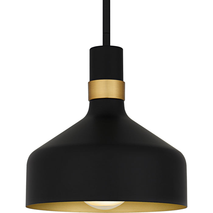 Quoizel QPP6804MBK One Light Mini Pendant, Matte Black