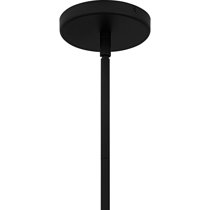 Quoizel QPP6804MBK One Light Mini Pendant, Matte Black