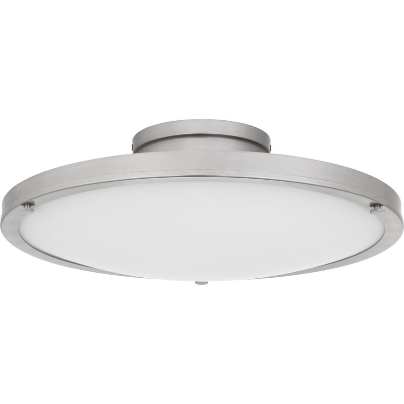 Quoizel QSF6784BN LED Semi-Flush Mount, Brushed Nickel