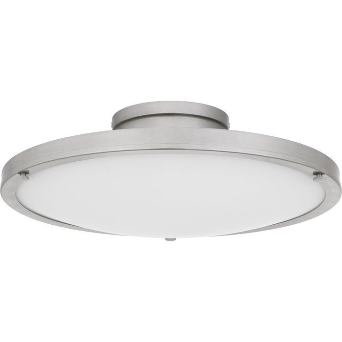 Quoizel QSF6784BN LED Semi-Flush Mount, Brushed Nickel
