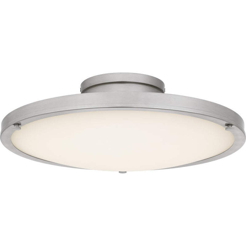 Quoizel QSF6784BN LED Semi-Flush Mount, Brushed Nickel