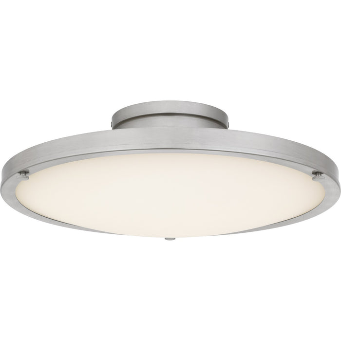 Quoizel QSF6784BN LED Semi-Flush Mount, Brushed Nickel