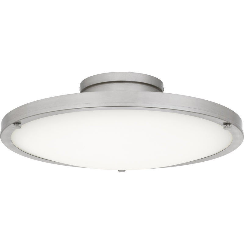 Quoizel QSF6784BN LED Semi-Flush Mount, Brushed Nickel