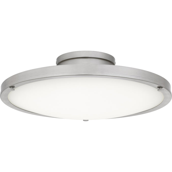 Quoizel QSF6784BN LED Semi-Flush Mount, Brushed Nickel