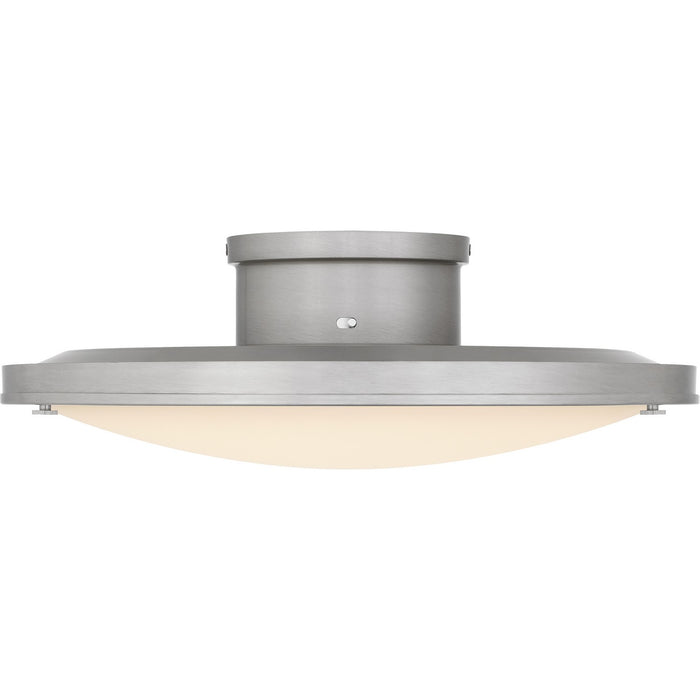 Quoizel QSF6784BN LED Semi-Flush Mount, Brushed Nickel