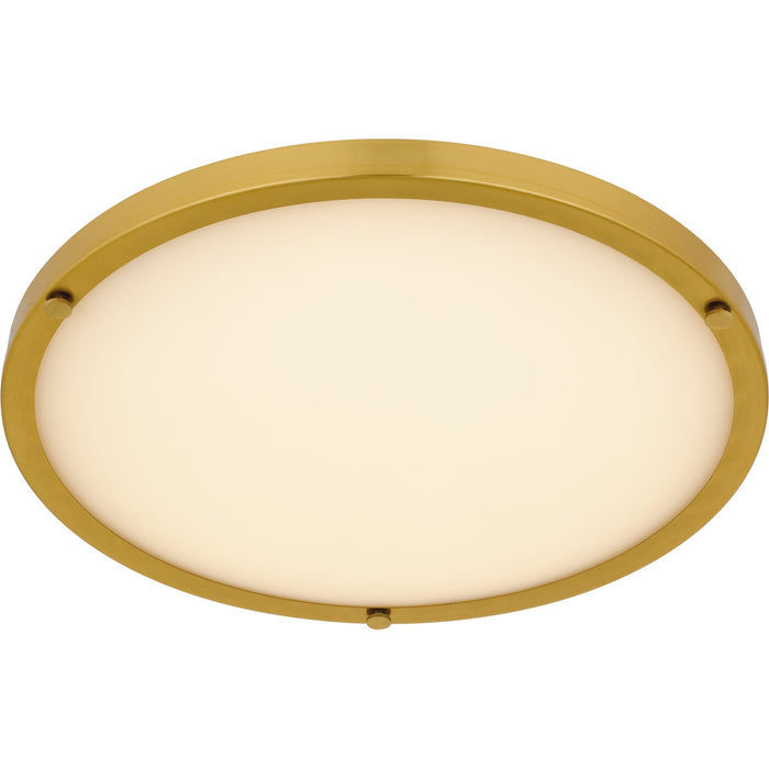 Quoizel QSF6784BRG LED Semi-Flush Mount, Brushed Gold