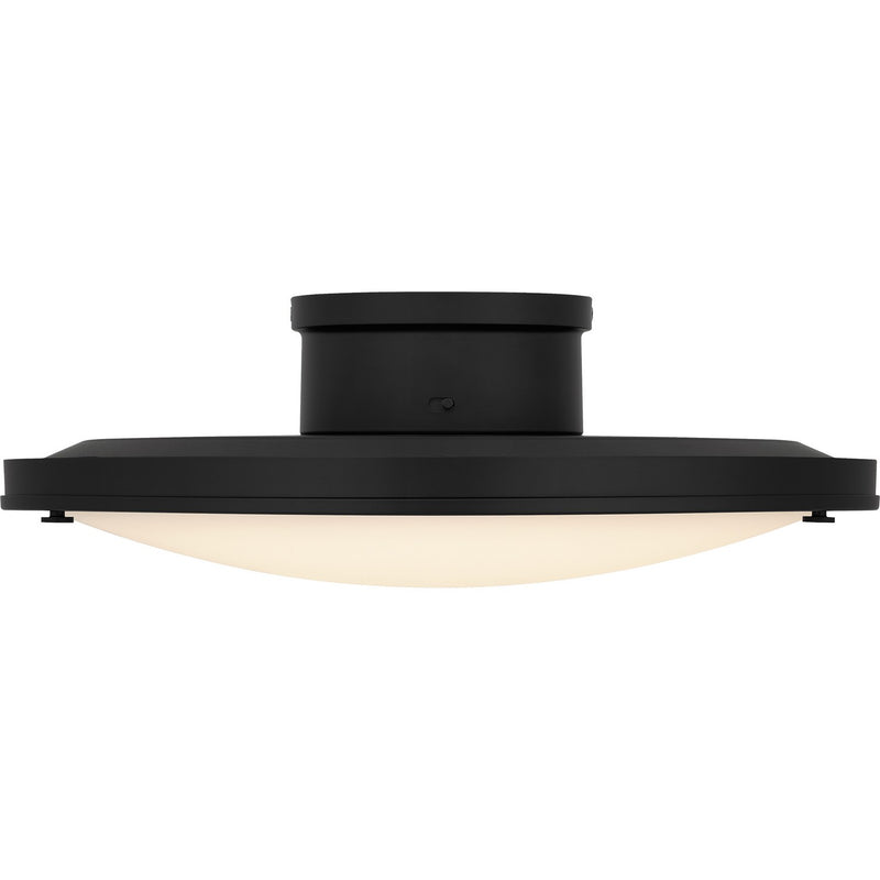 Quoizel QSF6784MBK LED Semi-Flush Mount, Matte Black