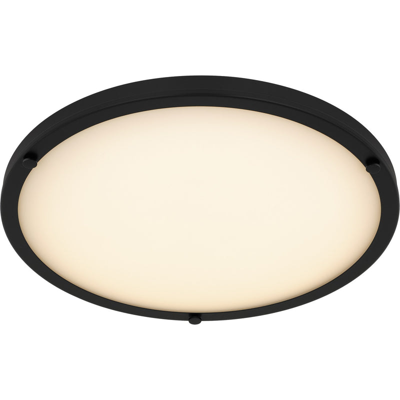 Quoizel QSF6784MBK LED Semi-Flush Mount, Matte Black