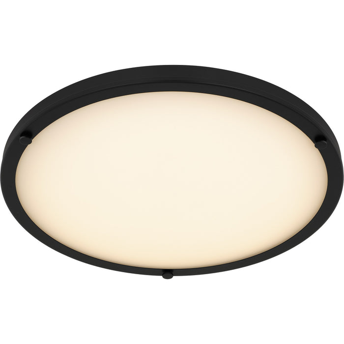 Quoizel QSF6784MBK LED Semi-Flush Mount, Matte Black