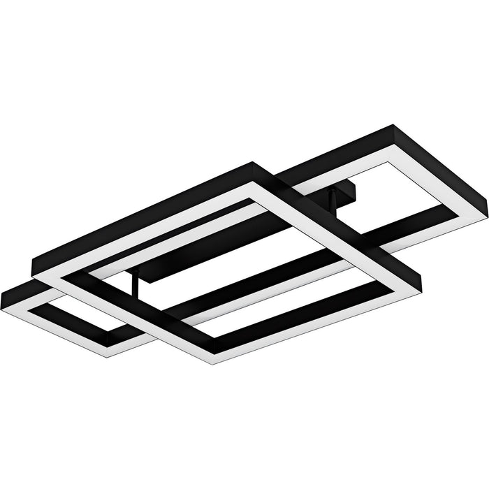 Quoizel QSF6792MBK LED Semi-Flush Mount, Matte Black
