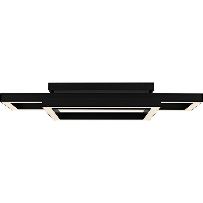 Quoizel QSF6792MBK LED Semi-Flush Mount, Matte Black