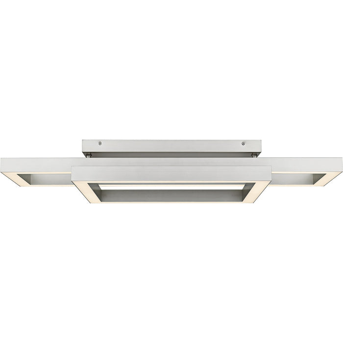 Quoizel QSF6792PBN LED Semi-Flush Mount, Painted Brushed Nickel