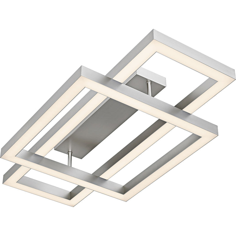 Quoizel QSF6792PBN LED Semi-Flush Mount, Painted Brushed Nickel