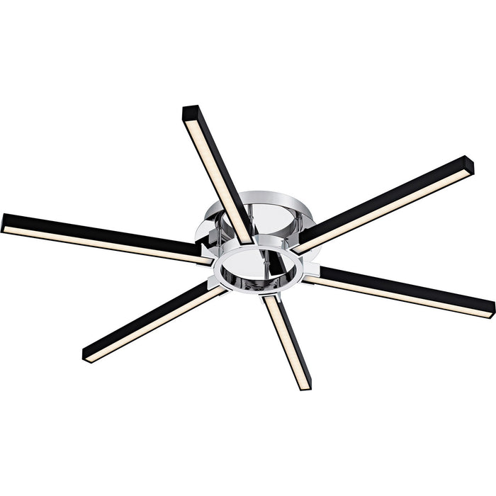 Quoizel QSF6793C LED Semi-Flush Mount, Polished Chrome