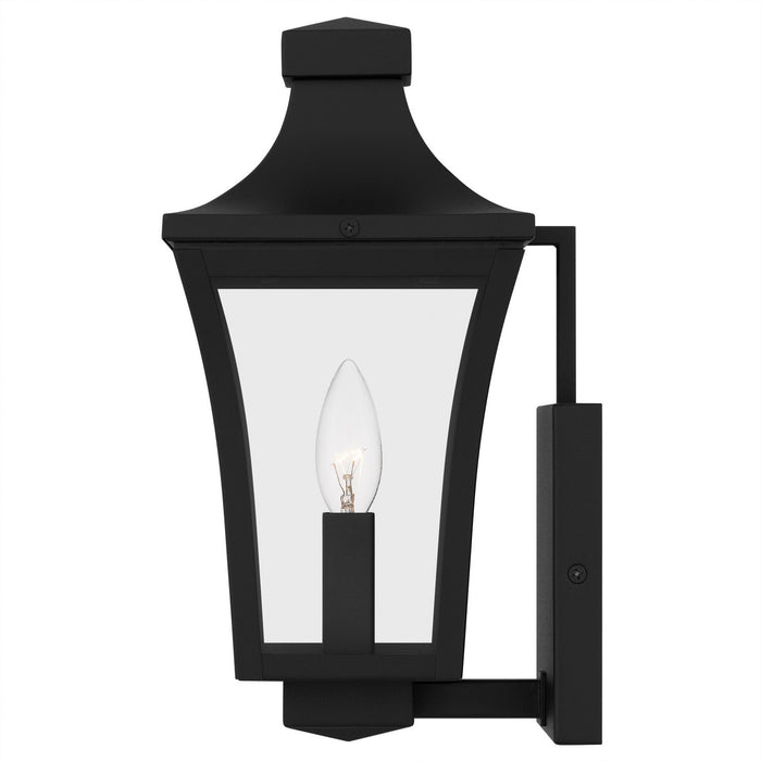 Quoizel QTN8406EK One Light Outdoor Wall Lantern, Earth Black