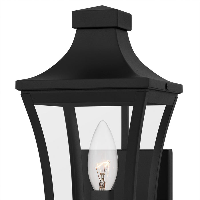 Quoizel QTN8406EK One Light Outdoor Wall Lantern, Earth Black