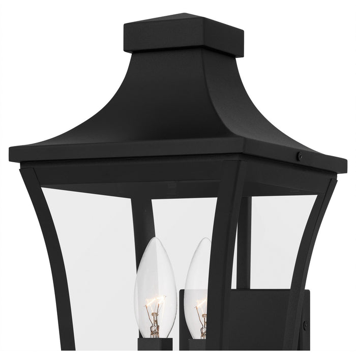 Quoizel QTN8408EK Two Light Outdoor Wall Lantern, Earth Black