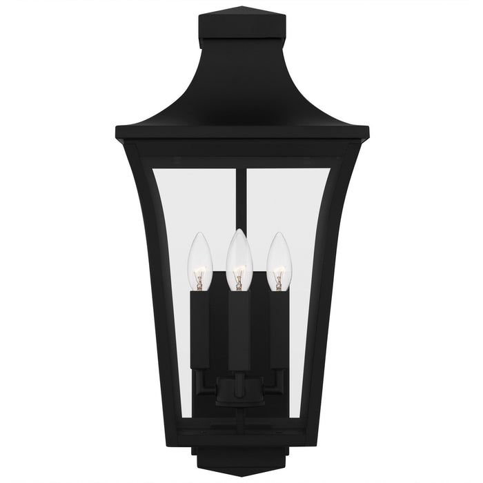 Quoizel QTN8410EK Four Light Outdoor Wall Lantern, Earth Black
