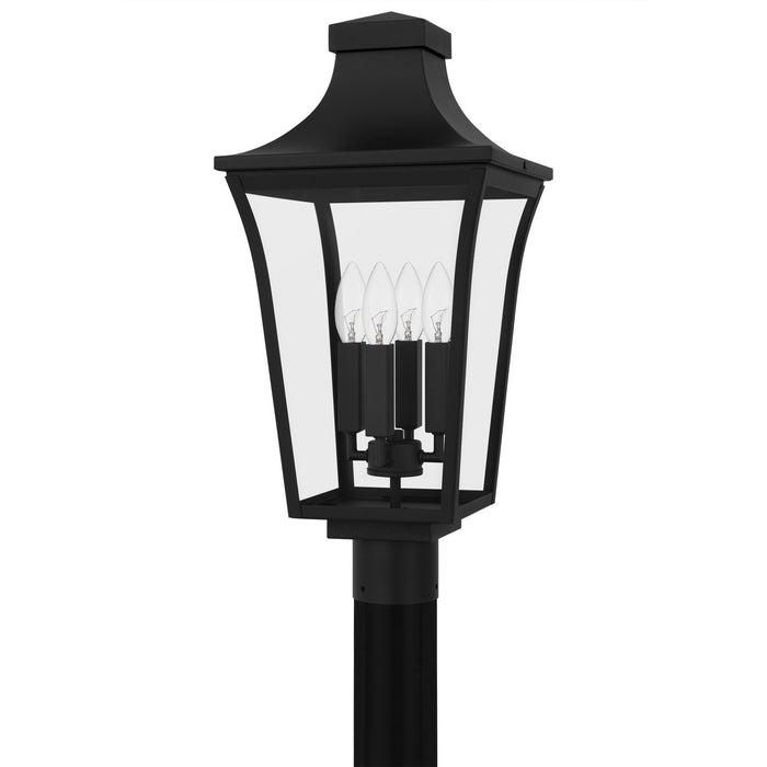 Quoizel QTN9010EK Four Light Outdoor Post Lantern, Earth Black