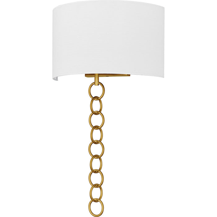 Quoizel QW6798BRG Two Light Wall Sconce, Brushed Gold
