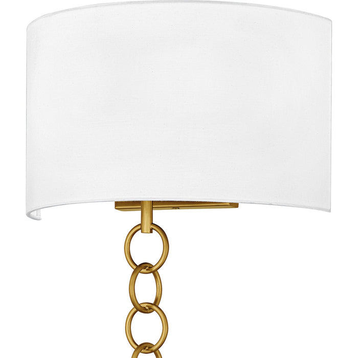 Quoizel QW6798BRG Two Light Wall Sconce, Brushed Gold