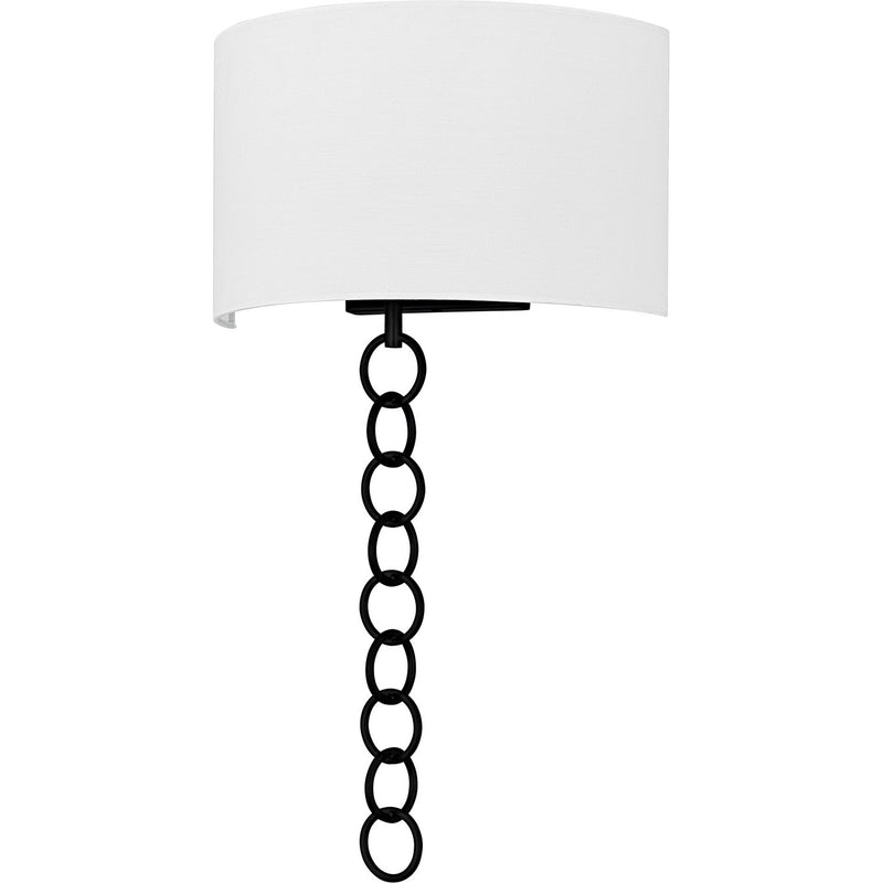 Quoizel QW6798MBK Two Light Wall Sconce, Matte Black