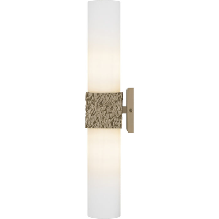 Quoizel QW6800BGD Two Light Wall Sconce, Bronze Gold