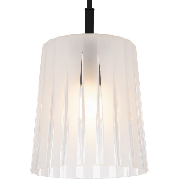 Quoizel RAY1510MBK One Light Mini Pendant, Matte Black