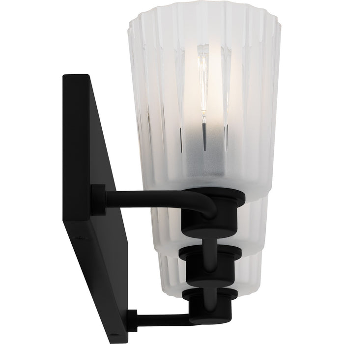 Quoizel RAY8624MBK Three Light Bath, Matte Black