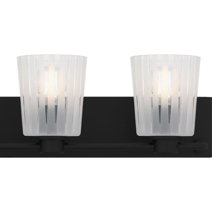Quoizel RAY8632MBK Four Light Bath, Matte Black