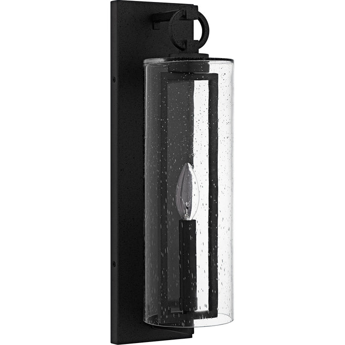 Quoizel RDN8405SBK One Light Outdoor Wall Lantern, Stone Black