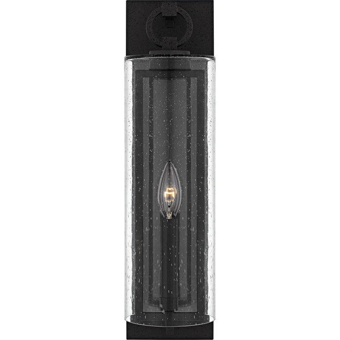 Quoizel RDN8405SBK One Light Outdoor Wall Lantern, Stone Black
