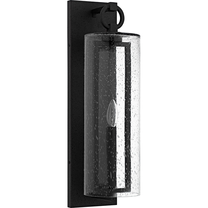 Quoizel RDN8406SBK One Light Outdoor Wall Lantern, Stone Black