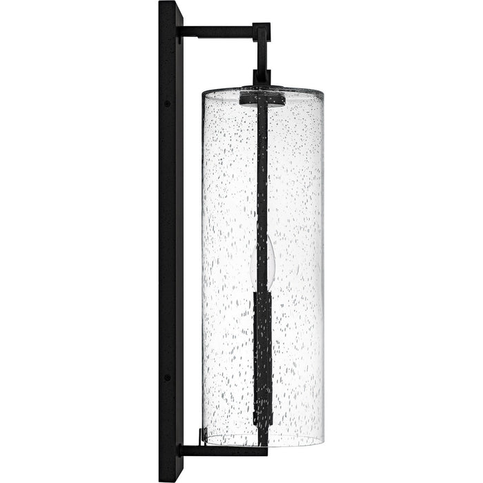 Quoizel RDN8406SBK One Light Outdoor Wall Lantern, Stone Black