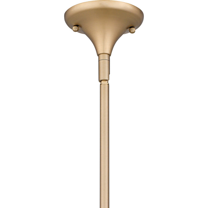Quoizel REY5030BGD Six Light Chandelier, Bronze Gold