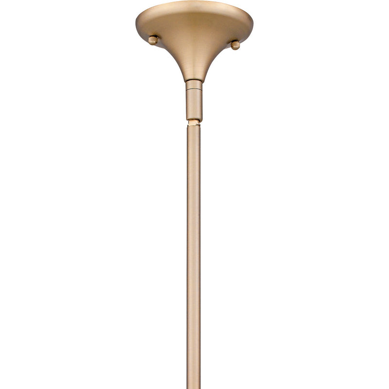 Quoizel REY5042BGD Six Light Chandelier, Bronze Gold