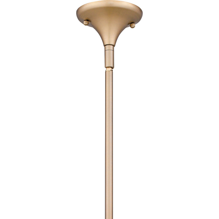 Quoizel REY5042BGD Six Light Chandelier, Bronze Gold