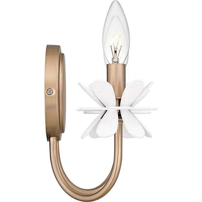 Quoizel REY8812BGD Two Light Wall Sconce, Bronze Gold