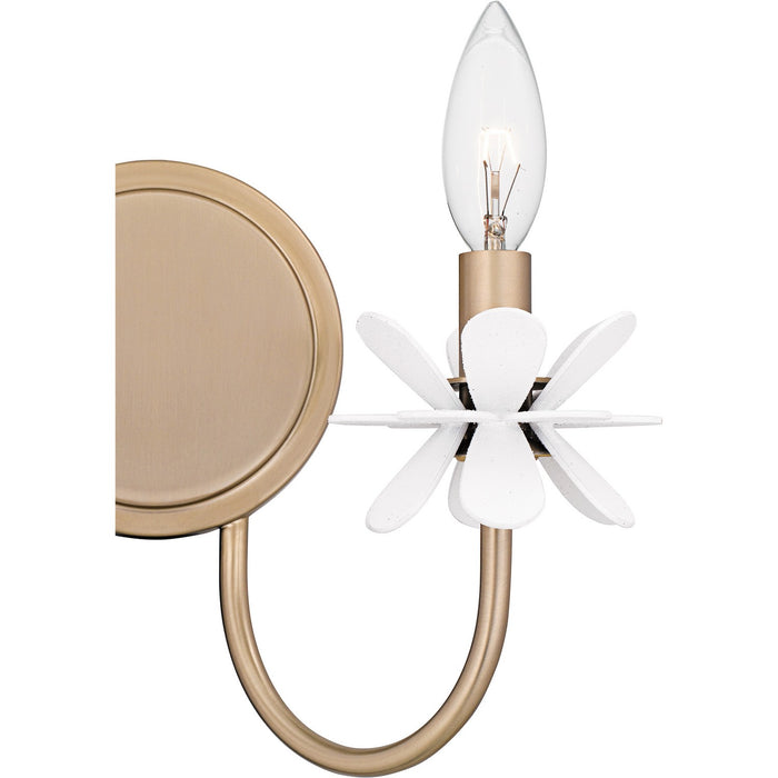 Quoizel REY8812BGD Two Light Wall Sconce, Bronze Gold